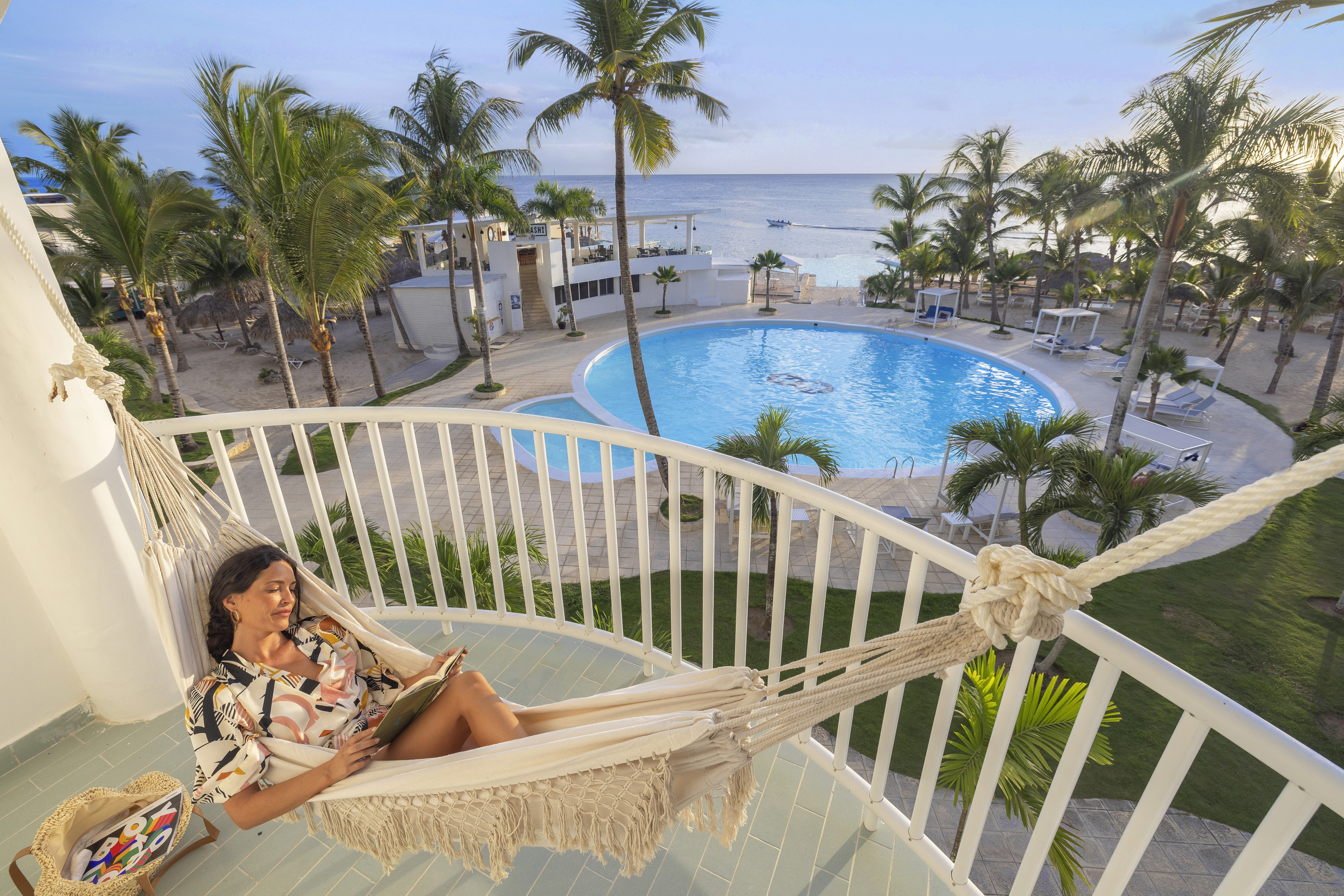 double sea view balcony